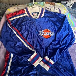 Rawlings Blue and Red Teddy Jacket